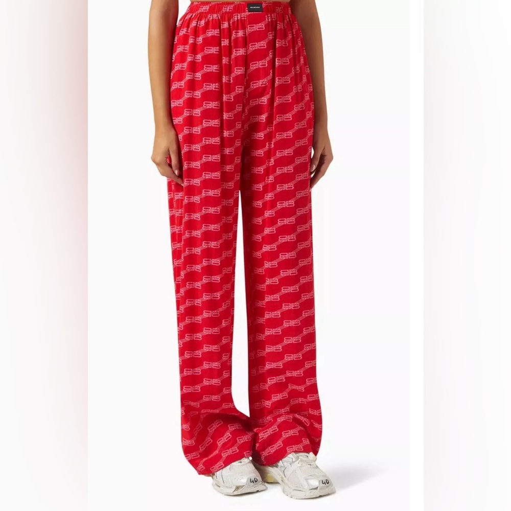 Balenciaga BB logo pyjama pants
